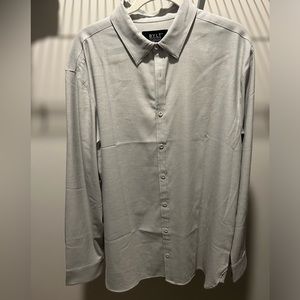 BYLT Vista Long Sleeve Button Down Grey Shirt
